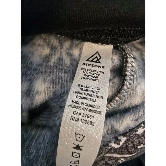 Ripzone Womens Cozy Fleece Lined Printed Leggings Size Large- New With Tags - Picture 9 of 9
